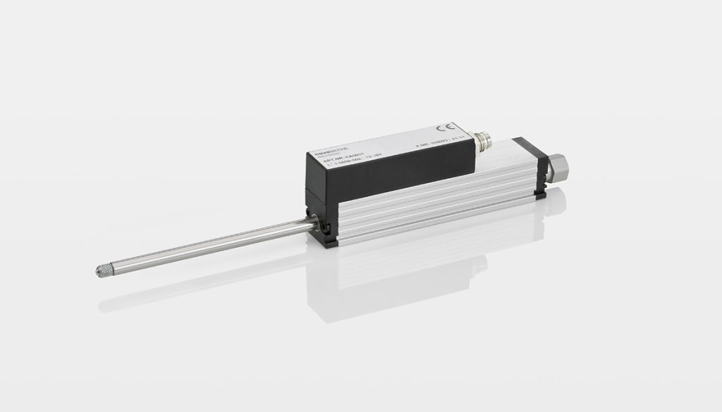 Réguas Potenciométricas 18 TE1 retorno por mola Novotechnik